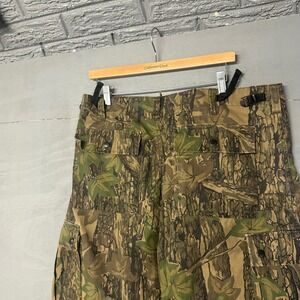 Winchester Mens XL Tree Bark Camo Cargo Hunting Pants Adjustable Waist 80-37-24